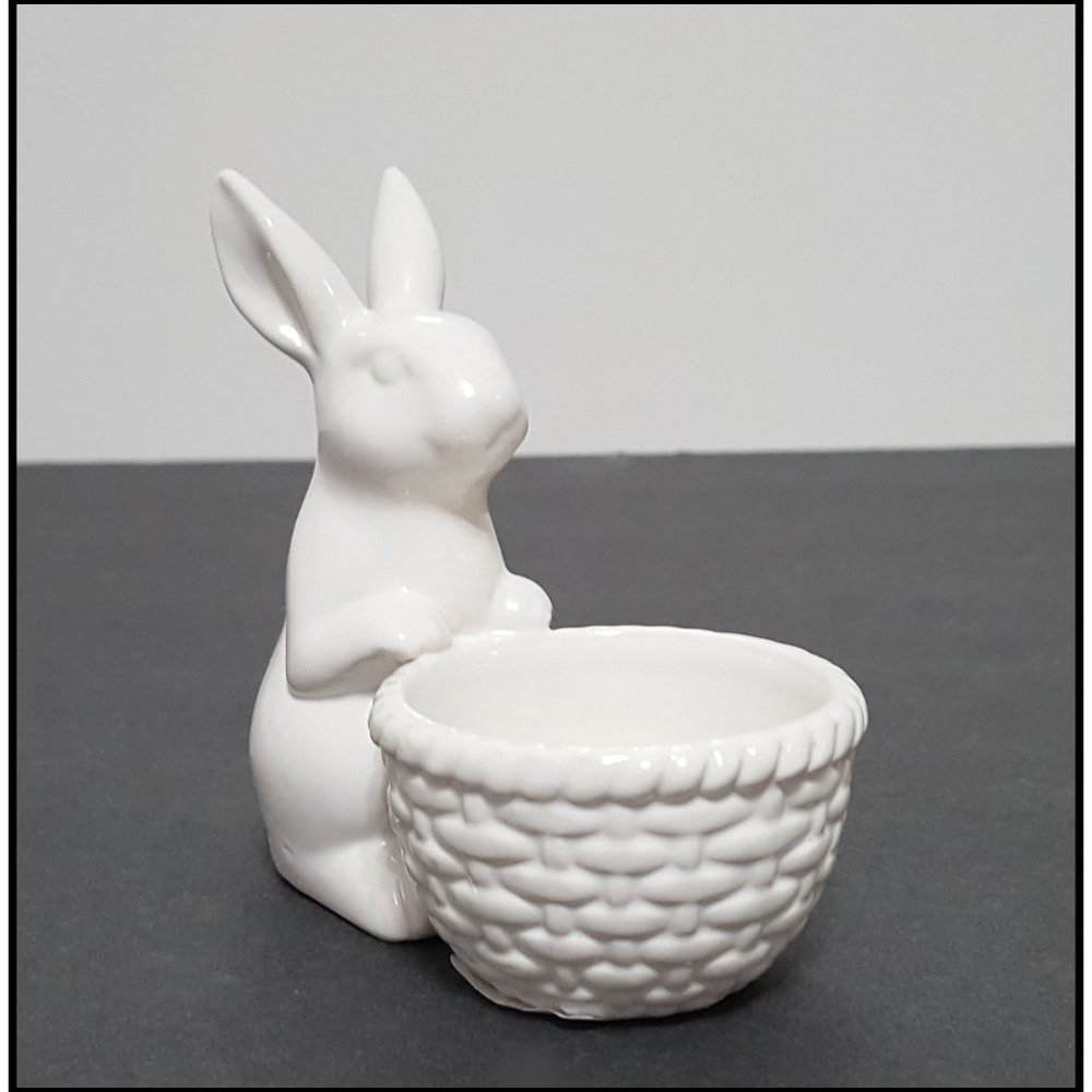 NEW Williams Sonoma Sculptural Bunny Mini Candy Bowl 1 OZ